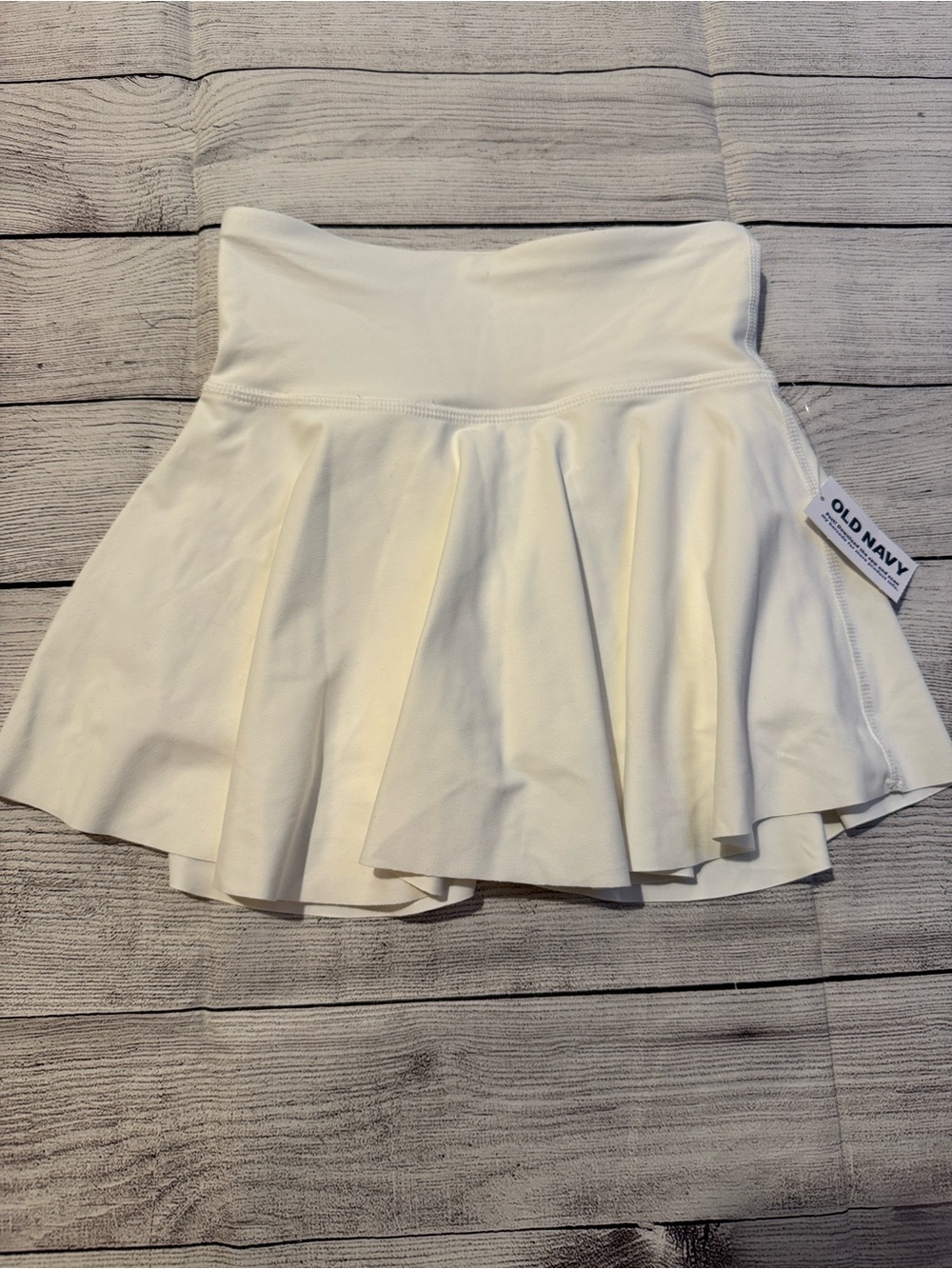 Old Navy White PowerSoft Skort size Small